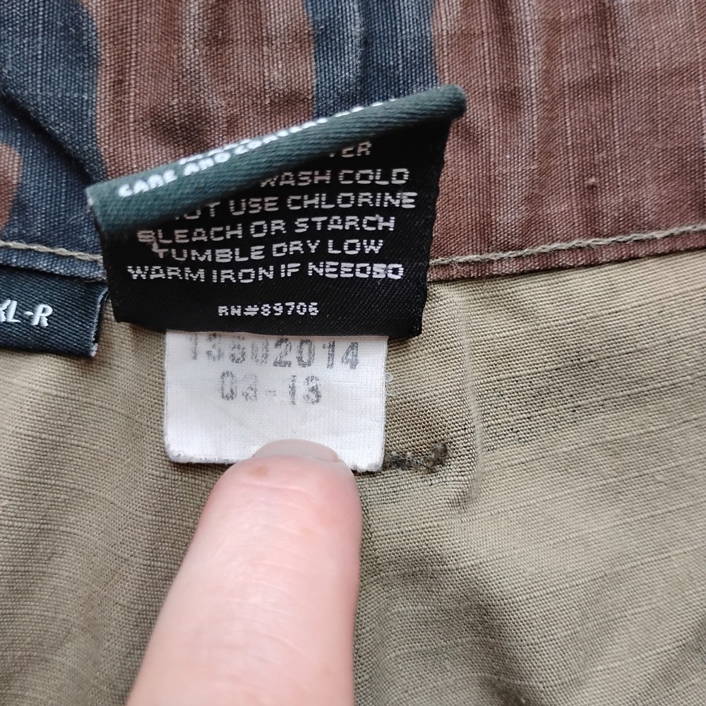Genuine Gear Woodland Camo Cargo Pants Mens XL Regular 40x31 Ripstop Tactical - Picture 9 of 9